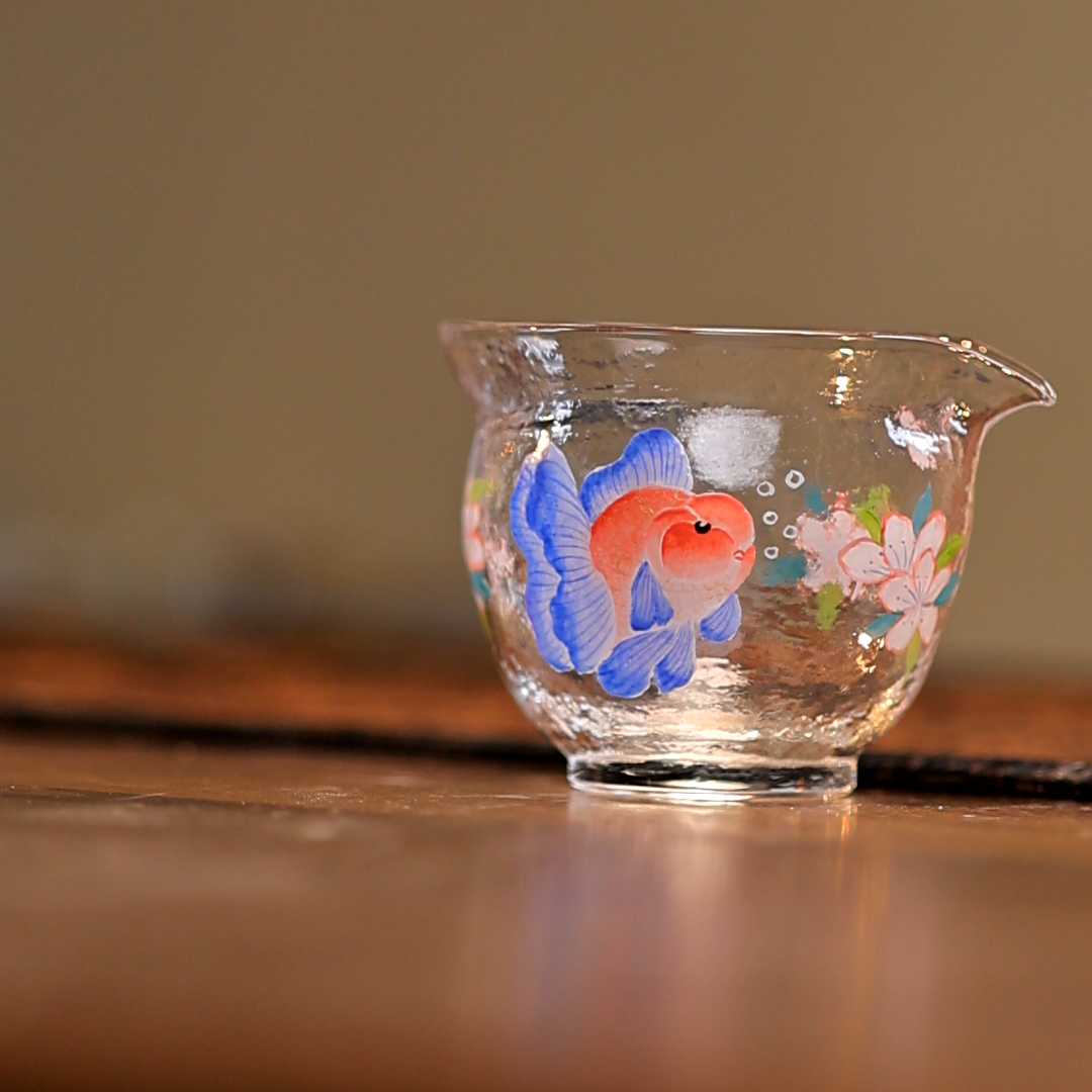 【陶珊居】物肆-蓝尾兰寿鱼公杯