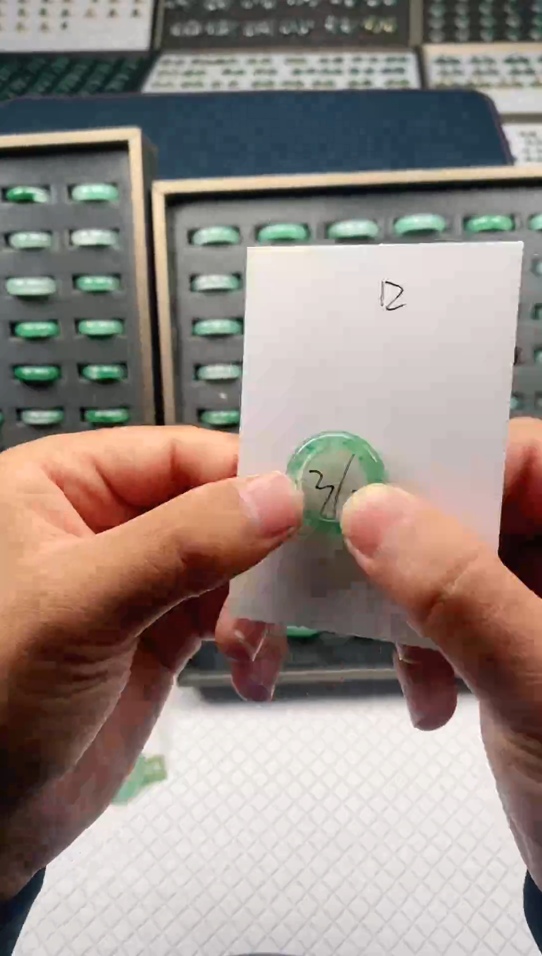 未镶嵌石英质玉（非洲翠）戒圈戒圈