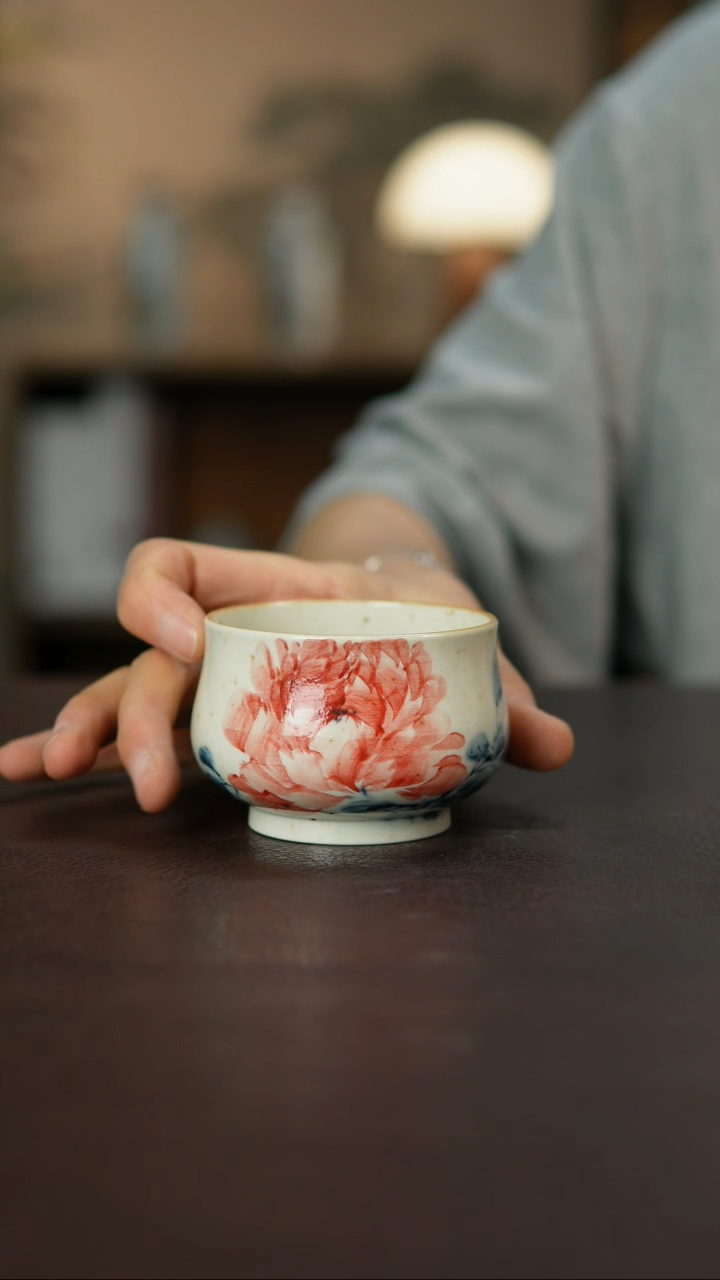 景德镇杯碗柴烧多人