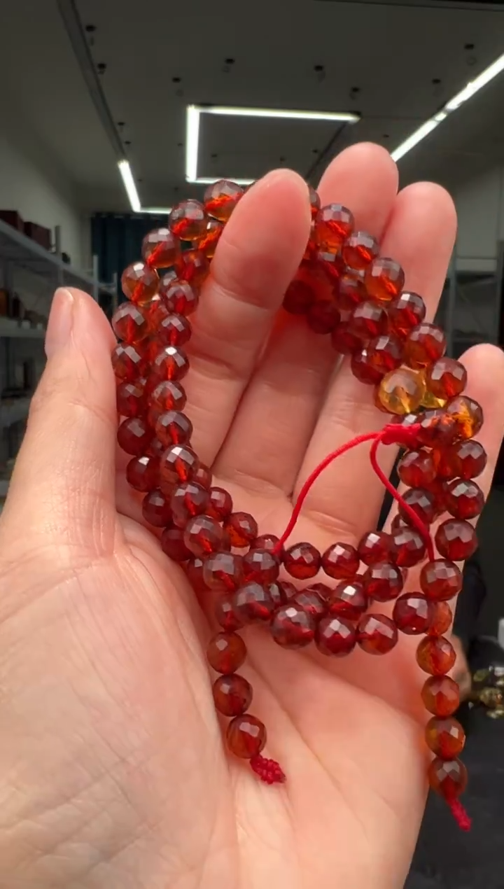 琥珀颈饰未镶嵌项链多样性拍一发一