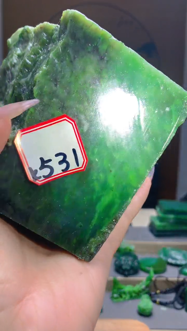 【闪购商品】和田玉（碧玉）珠宝半成品未镶嵌1