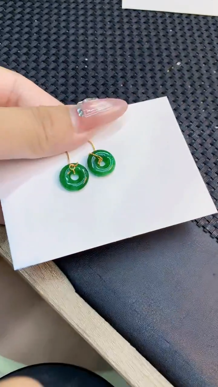 翡翠银S925镶嵌吊坠(不含链)1