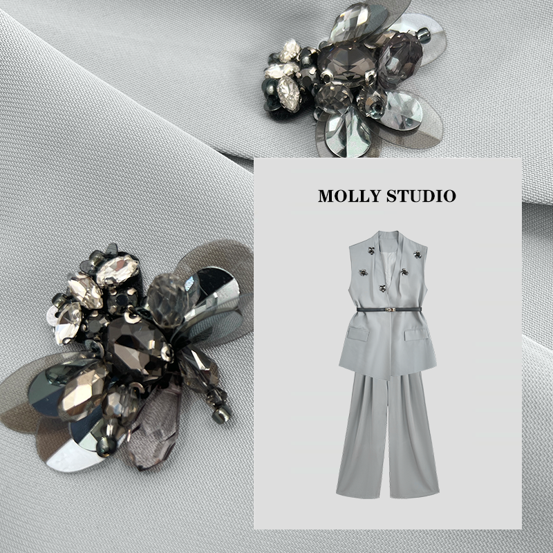 【精英佳人】Molly 时尚气质简约 套装 M2025078