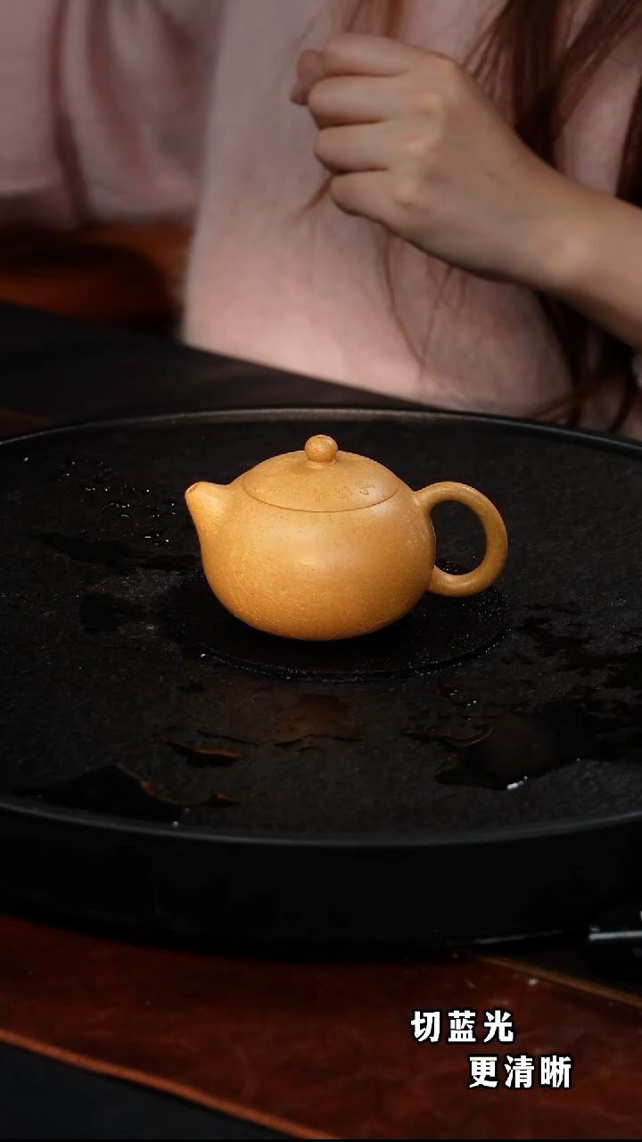 茶壶紫砂惠慧 西施42 高温芝麻段绿泥  170毫升  