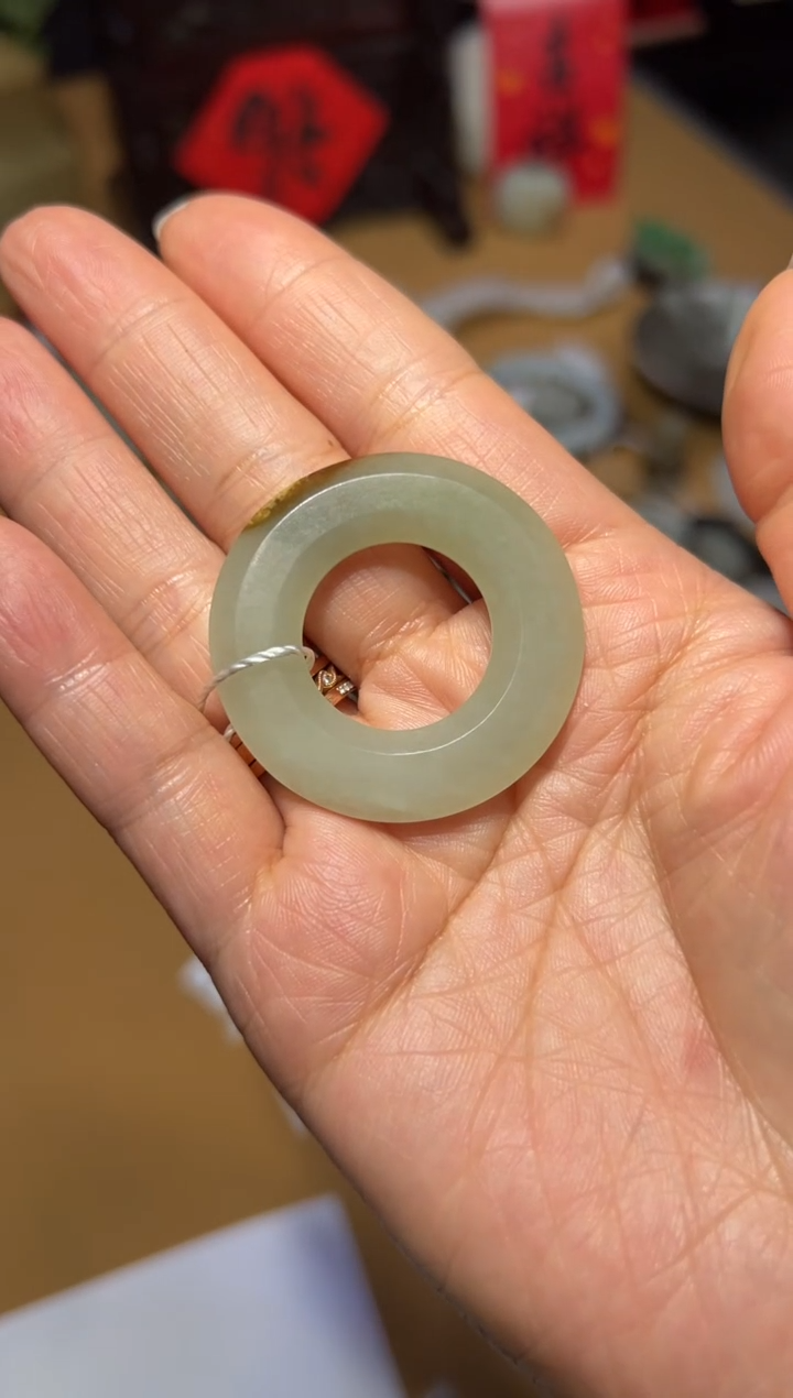 【闪购商品】和田玉XHM~597三才环···