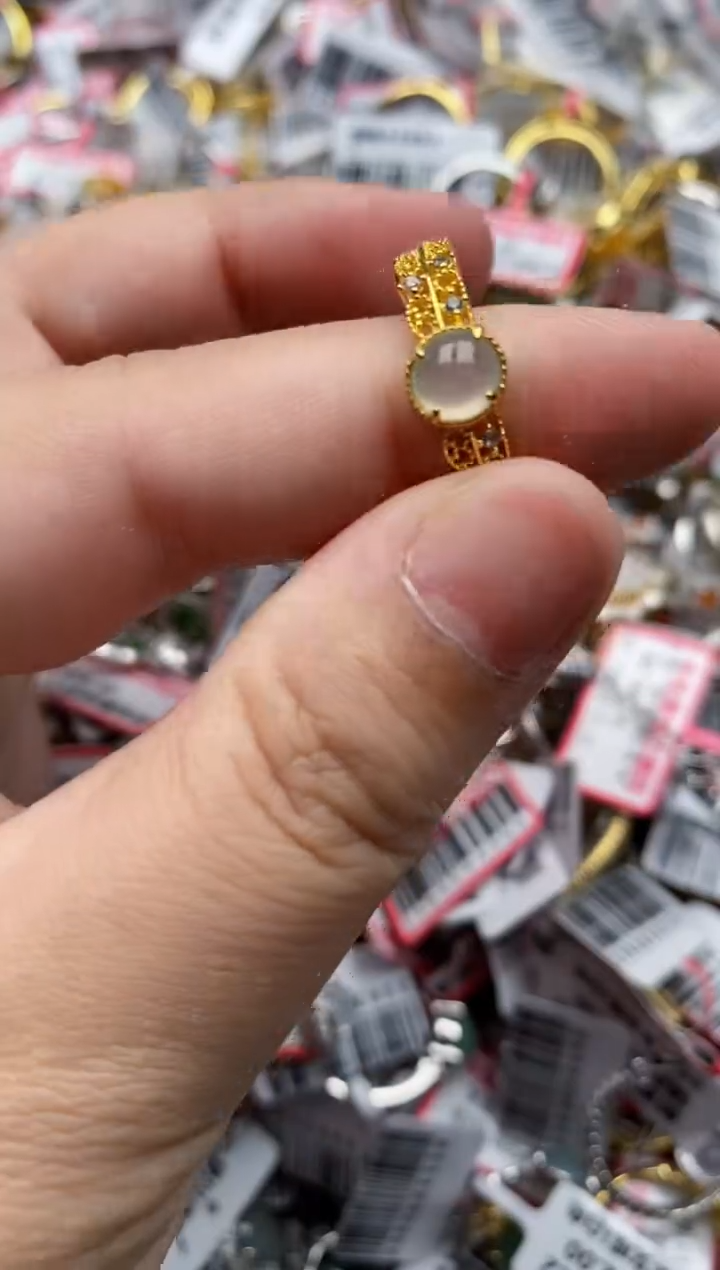 【闪购商品】翡翠戒指银S925镶嵌222222---6