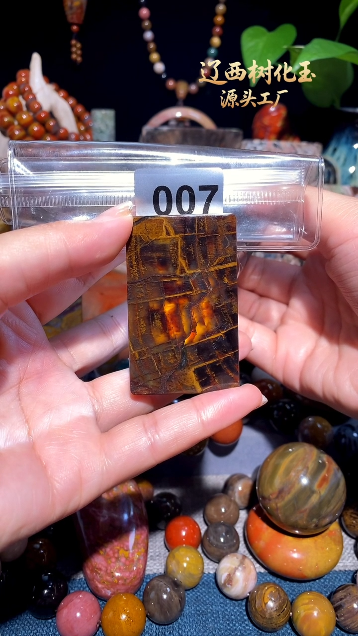 未镶嵌-硅化玉天然北票硅化玉吊坠