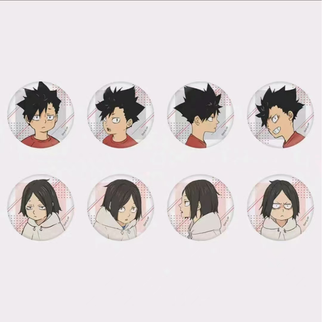 排球盒配 猫猫黑尾幼年吧唧 盲盒默认代拆 收藏潮玩