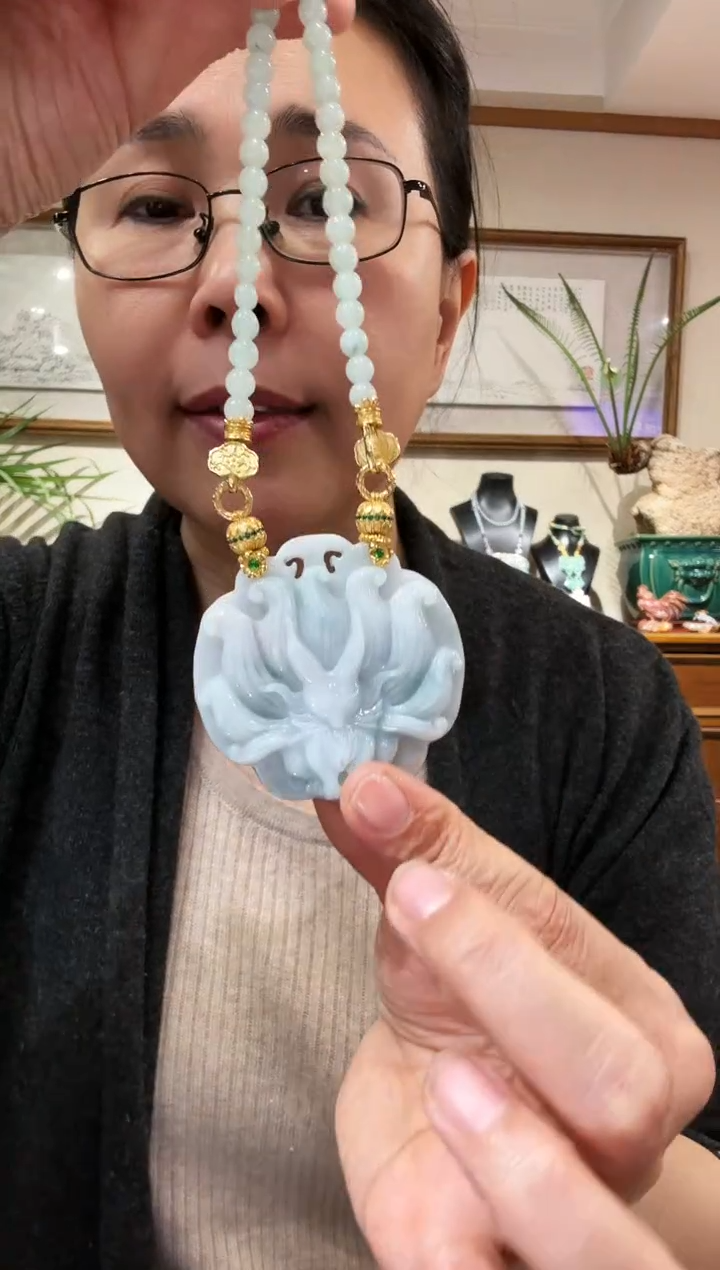 【闪购商品】翡翠颈饰未镶嵌国风