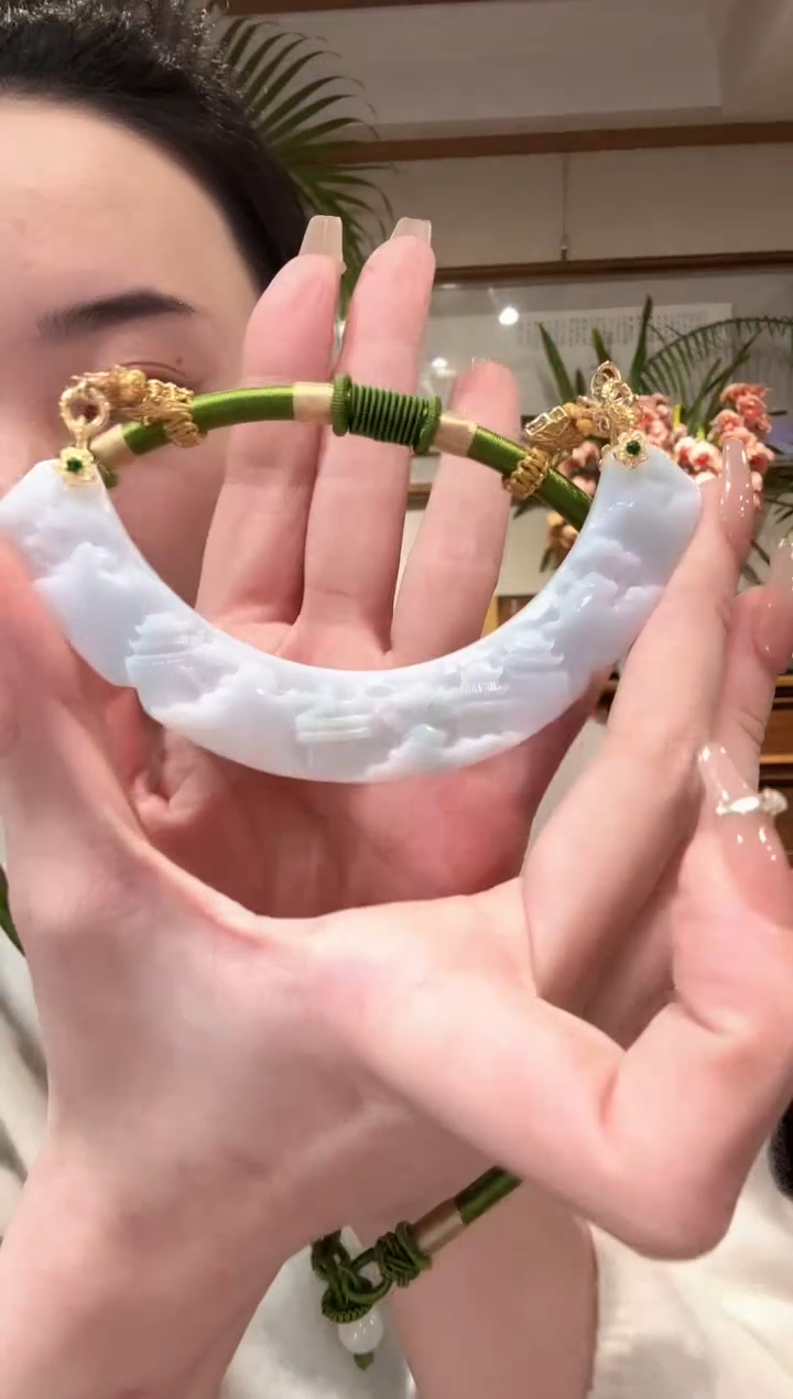 【闪购商品】翡翠颈饰未镶嵌国风