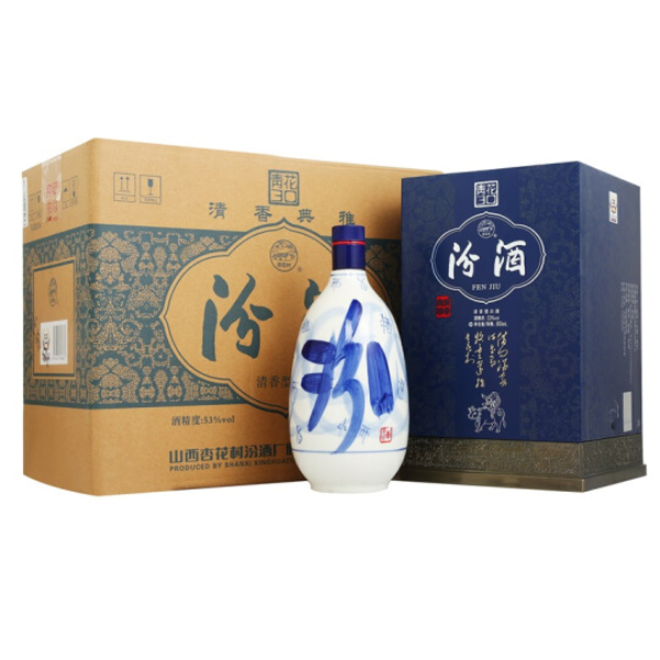 汾酒汾酒股份53度青花30大兰花850ml礼盒装清香纯粮53%Vol850
