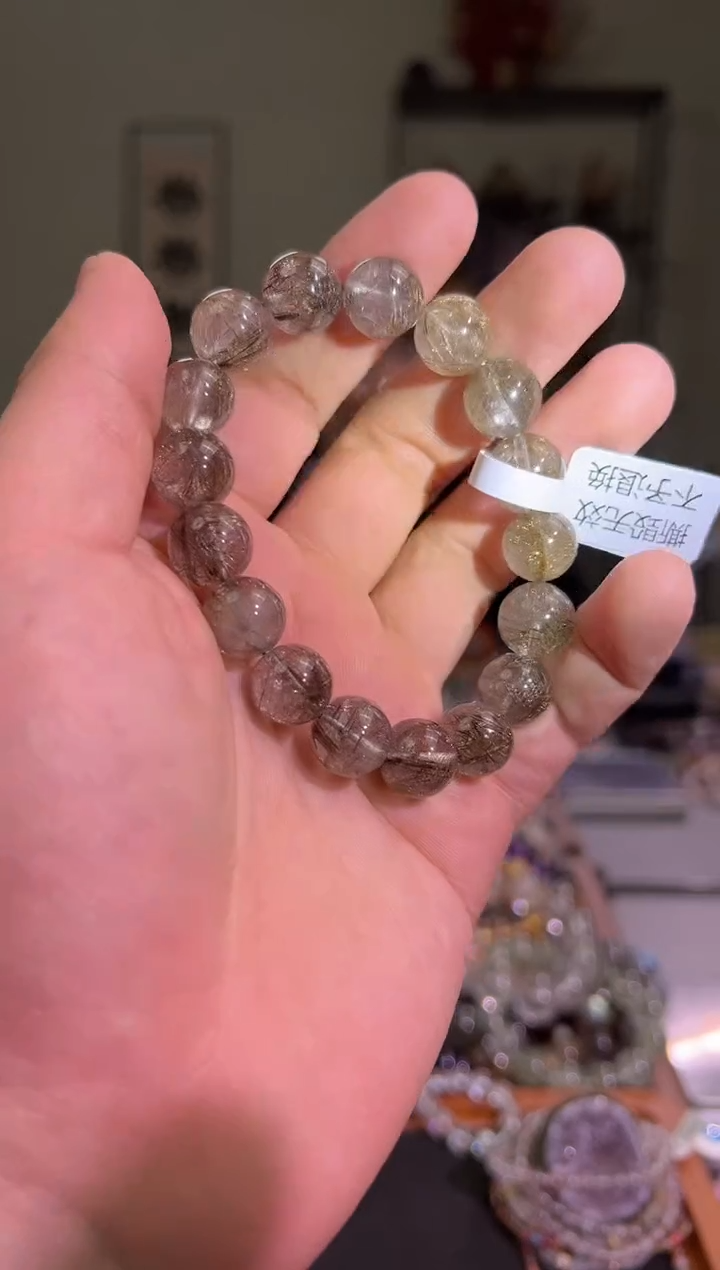 【闪购商品】发晶手串未镶嵌12+mm银发晶手串