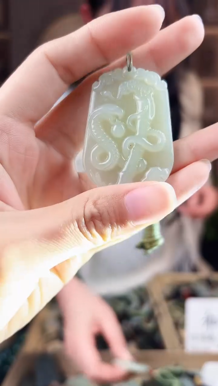 颈饰未镶嵌和田玉拍一发一，多样性发货