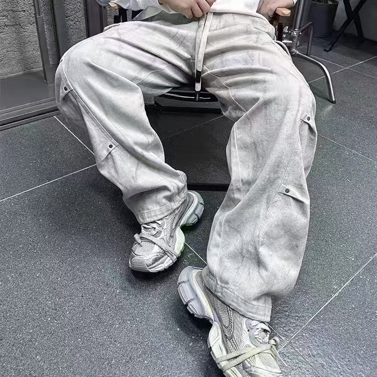 【812-845】孤品裤子#广州UUS 潮牌秋冬男裤宽松款式休闲百搭潮流