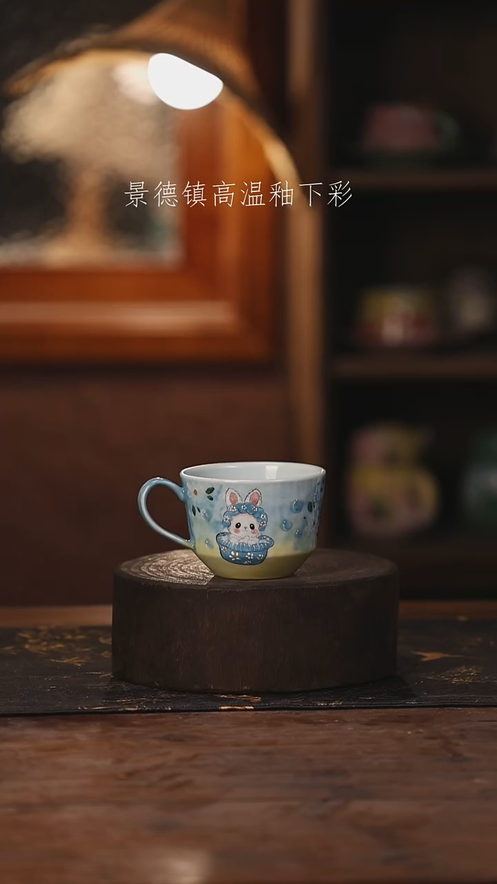 陶瓷景德镇高温釉下手绘陶瓷508