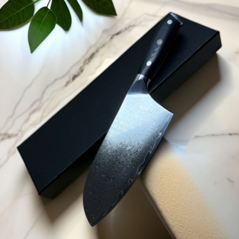 大马士革玫瑰纹小切刀切片厨师