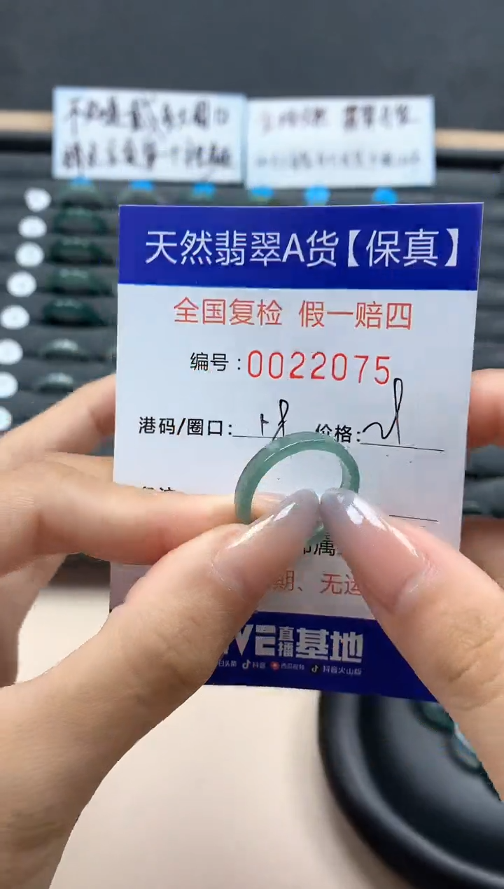 【闪购商品】翡翠戒指未镶嵌天然22075