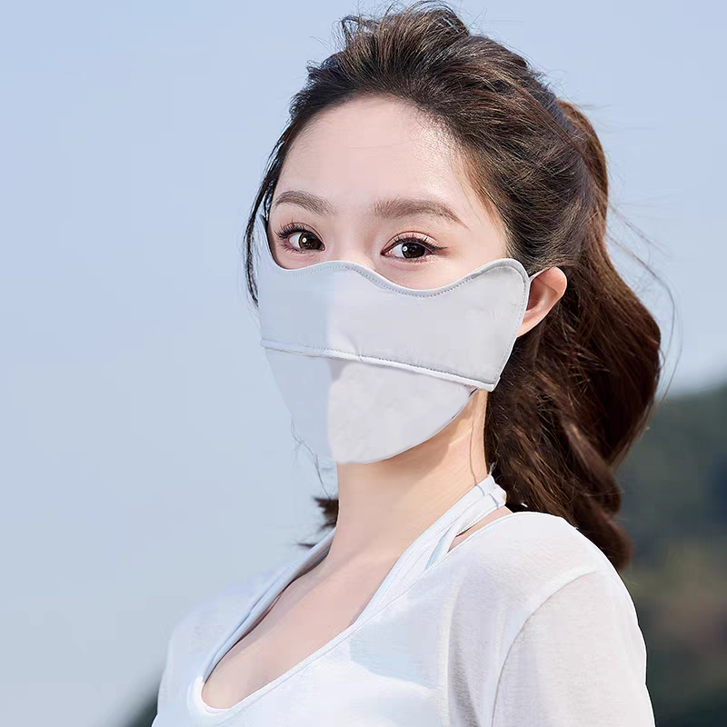 夏季冰丝立体遮阳防紫外线防晒透气口罩