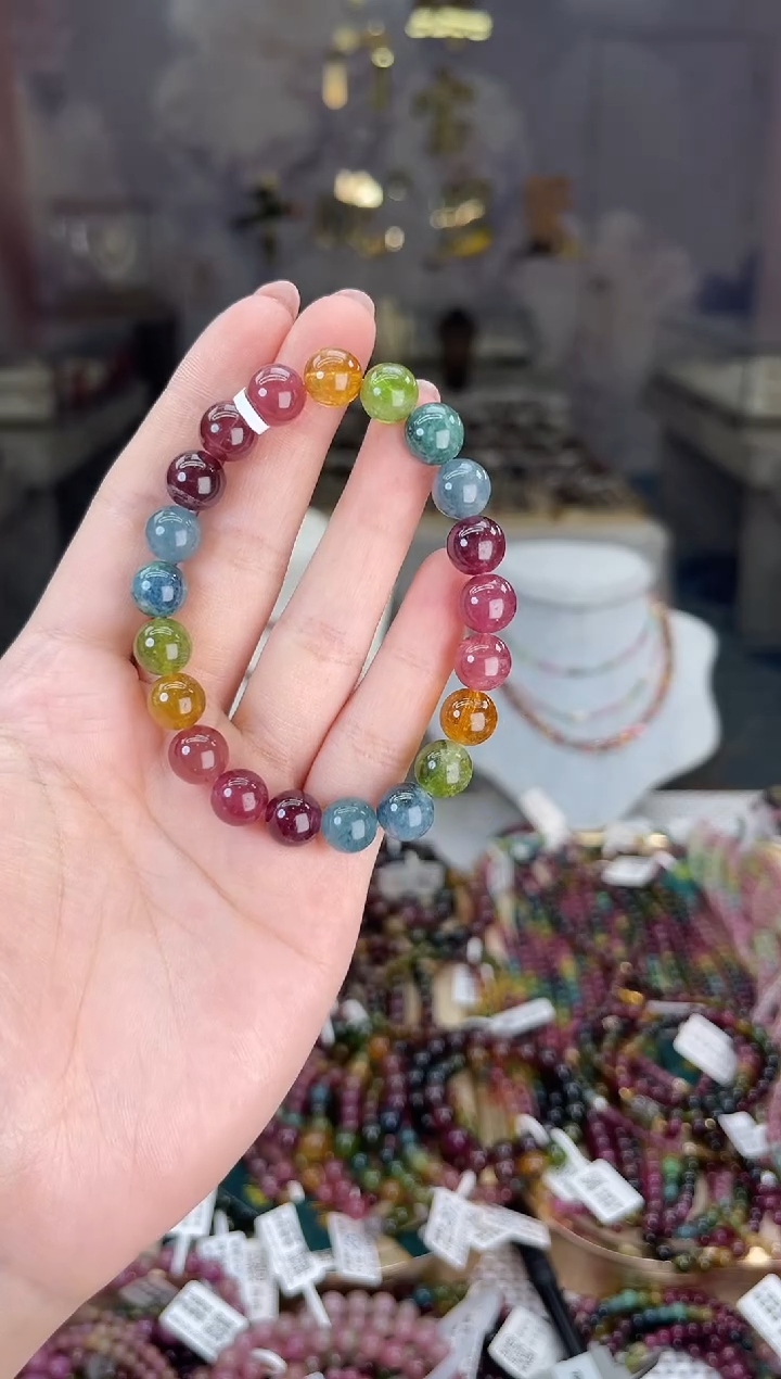 【闪购商品】碧玺/未镶嵌9mm+碧玺单圈多样性发货