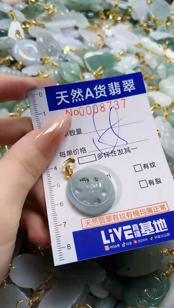 颈饰未镶嵌翡翠天然A货翡翠