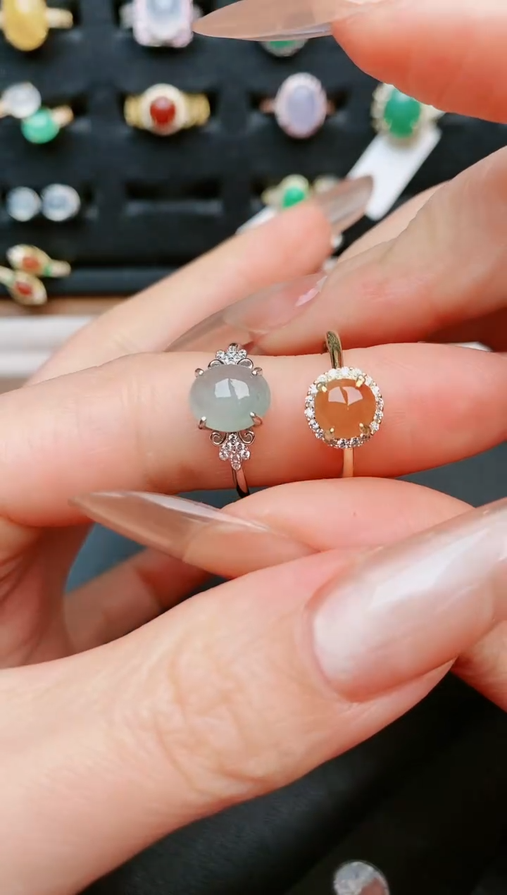 【闪购商品】翡翠戒指银S925镶嵌.....