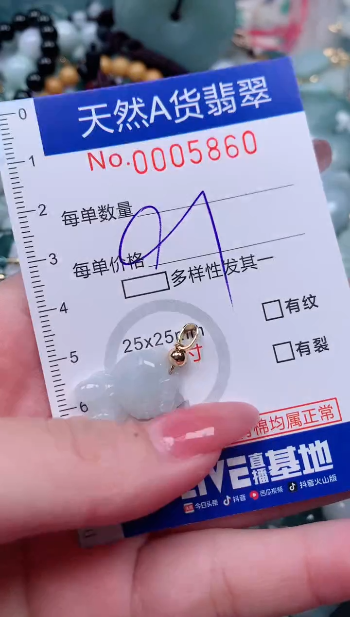 【闪购商品】翡翠颈饰未镶嵌00005860