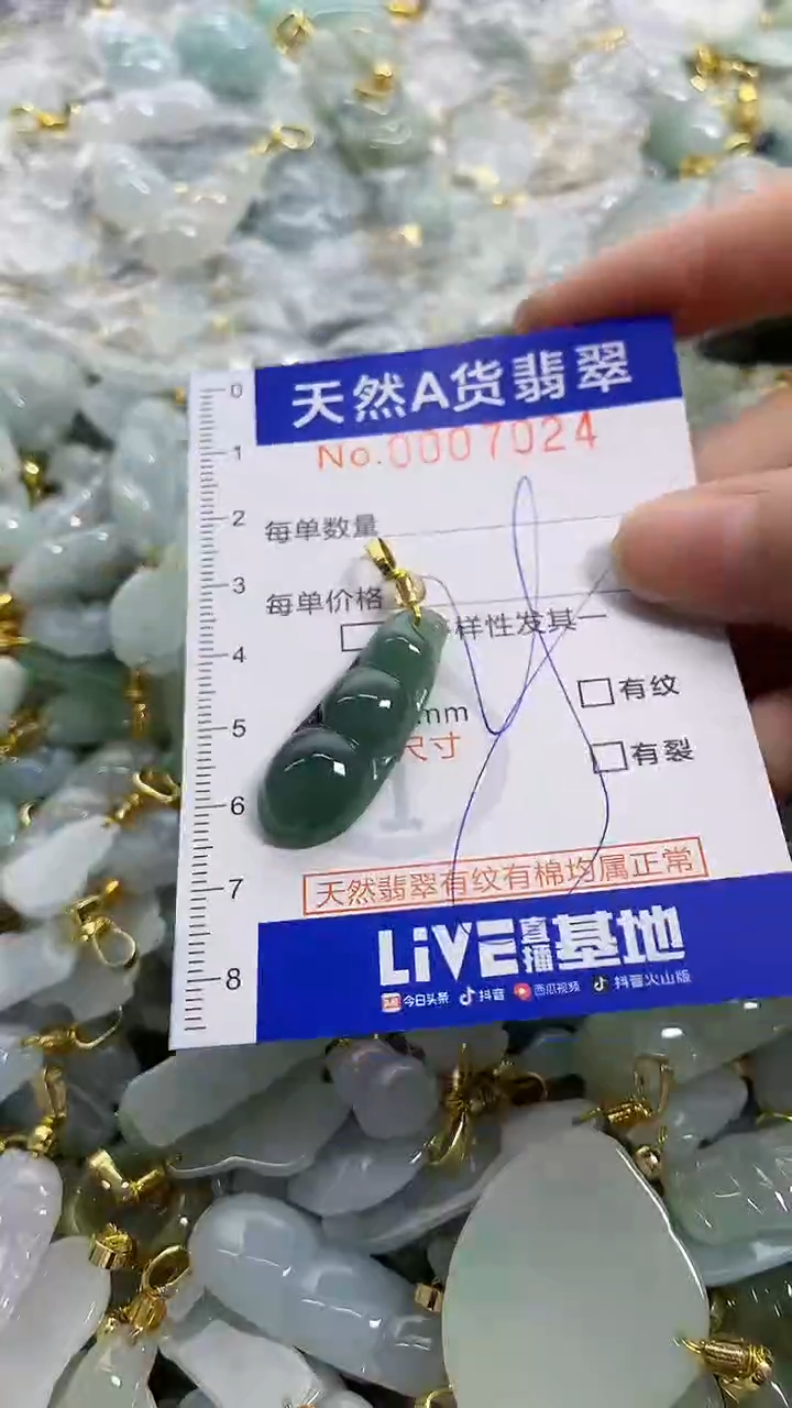 颈饰未镶嵌翡翠天然A货翡翠