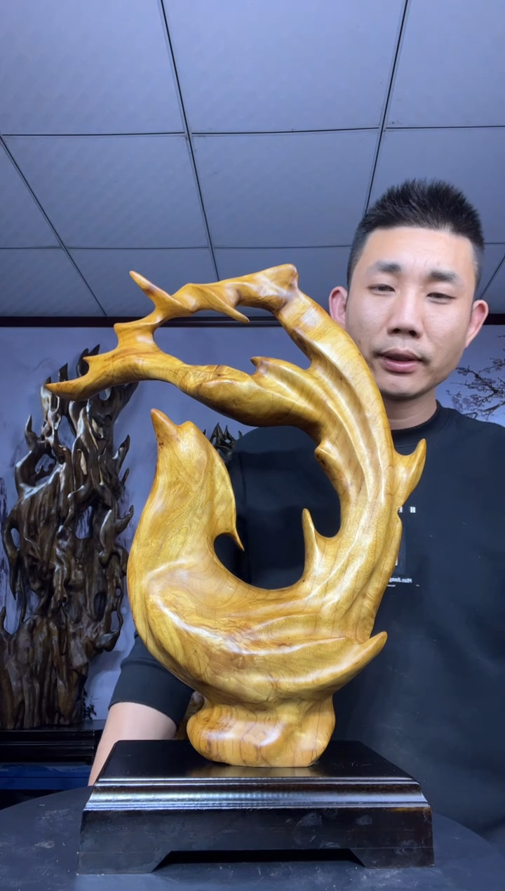 金丝楠木雕款金***业金丝楠木工艺品摆件