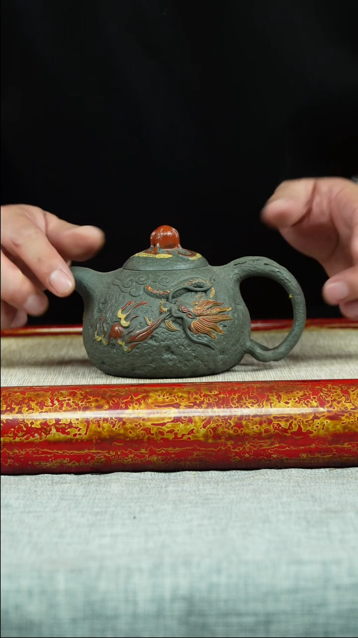 【闪购商品】紫砂茶壶H2 龙供春 清灰泥