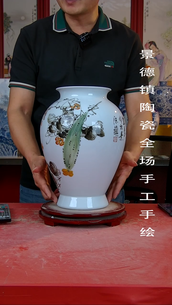 摆件景德镇陶瓷 全场手工手绘