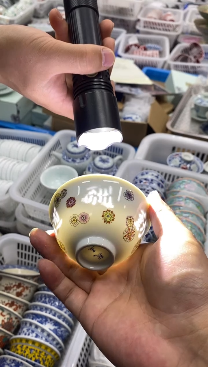 陶瓷景德陶瓷茶具容量约80