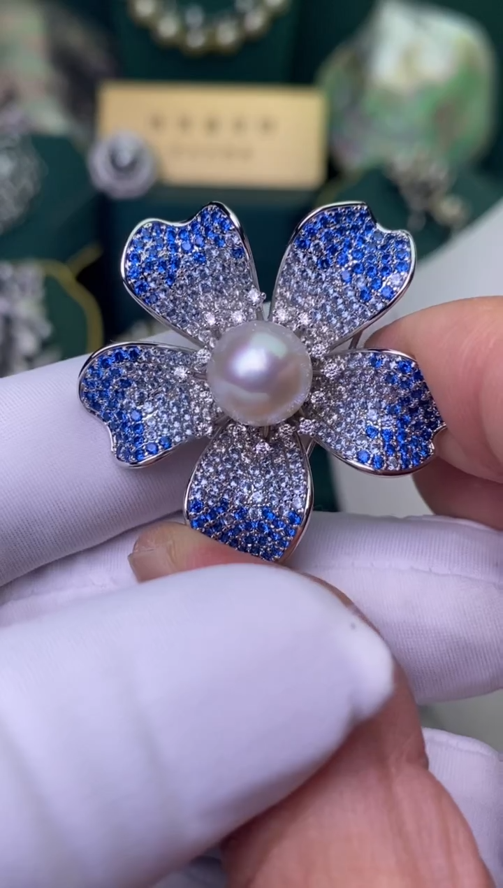 【闪购商品】海水珍珠胸饰未镶嵌1