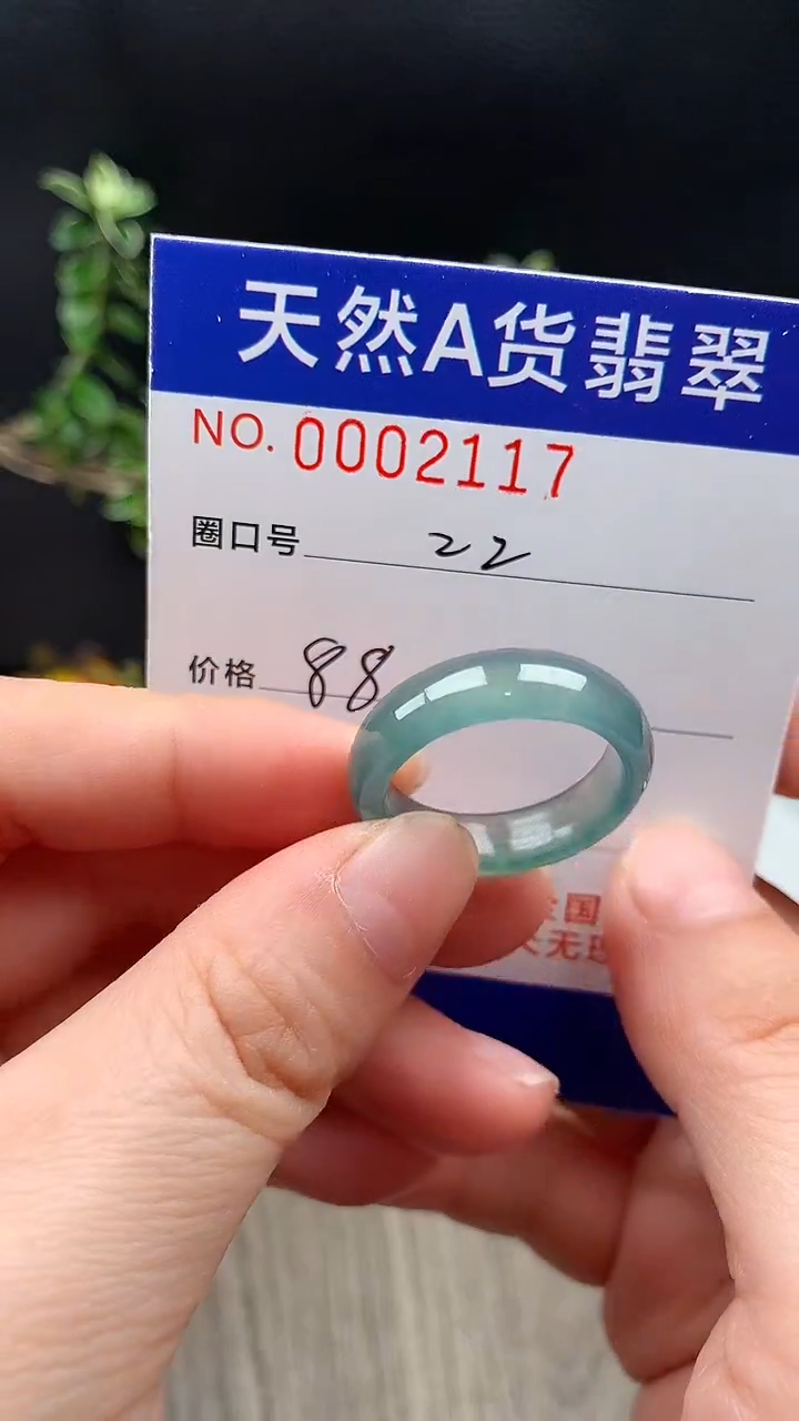 未镶嵌戒指翡翠永**你22#