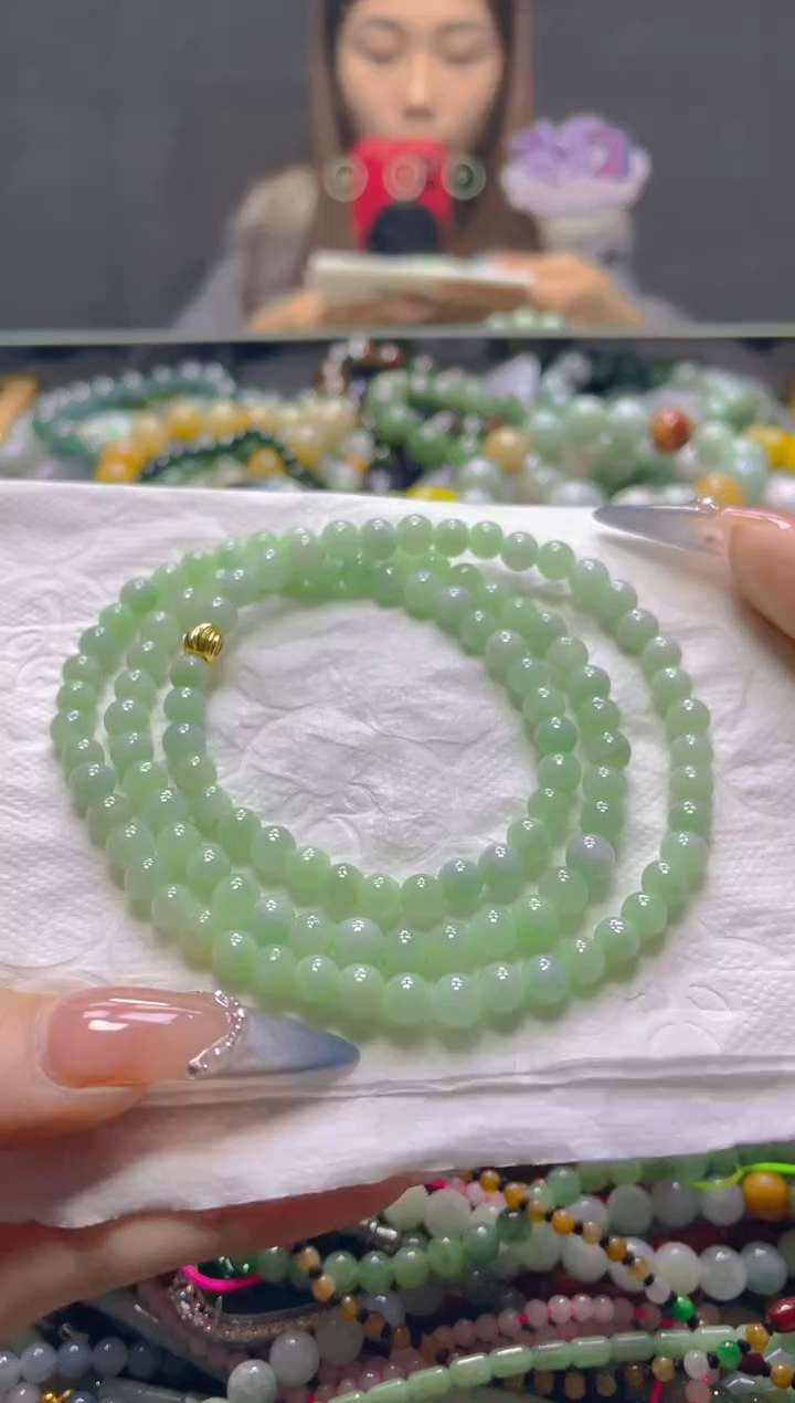 颈饰未镶嵌翡翠6MM