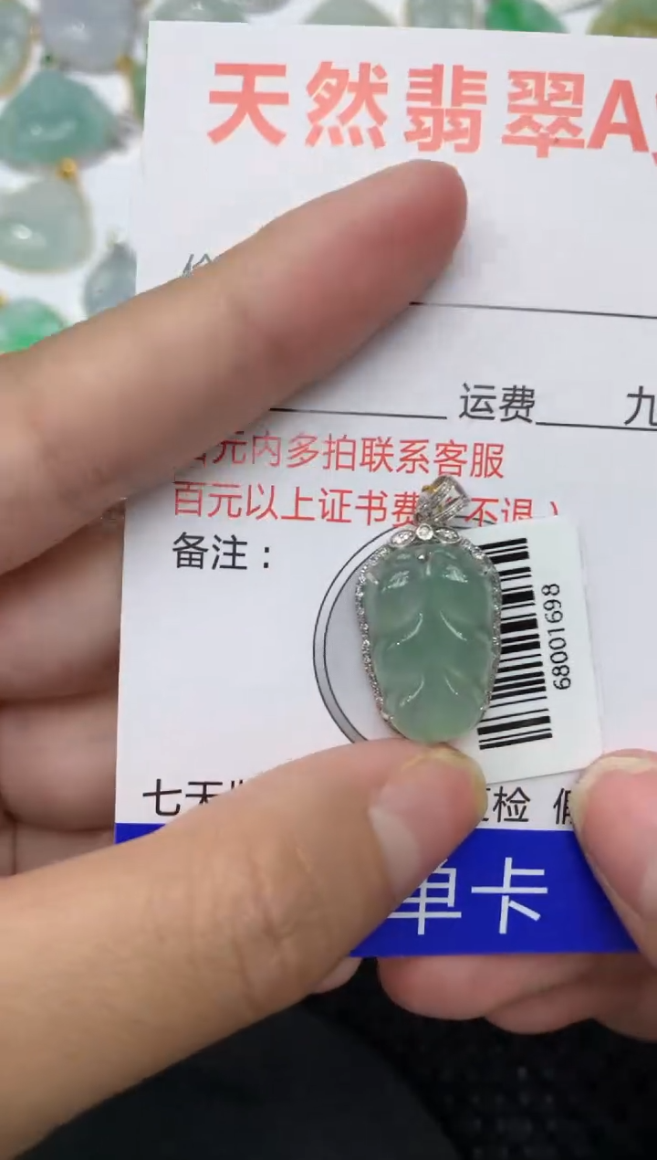 【闪购商品】翡翠颈饰18K金镶嵌111111111