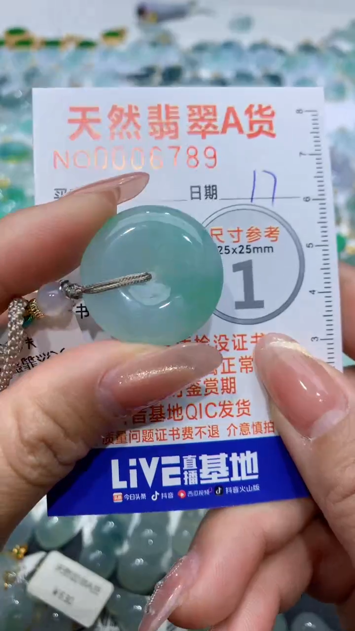 【闪购商品】翡翠颈饰未镶嵌天然缅甸A货翡翠17