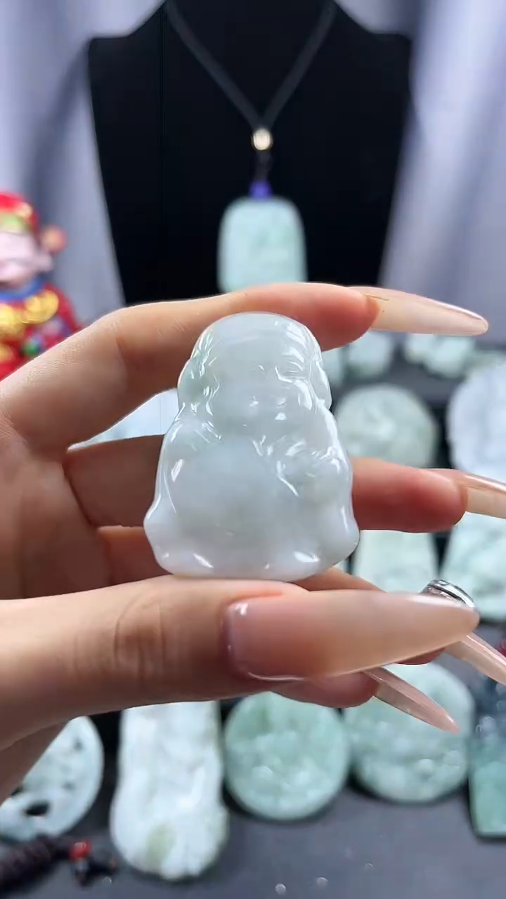 【闪购商品】翡翠颈饰未镶嵌财神爷