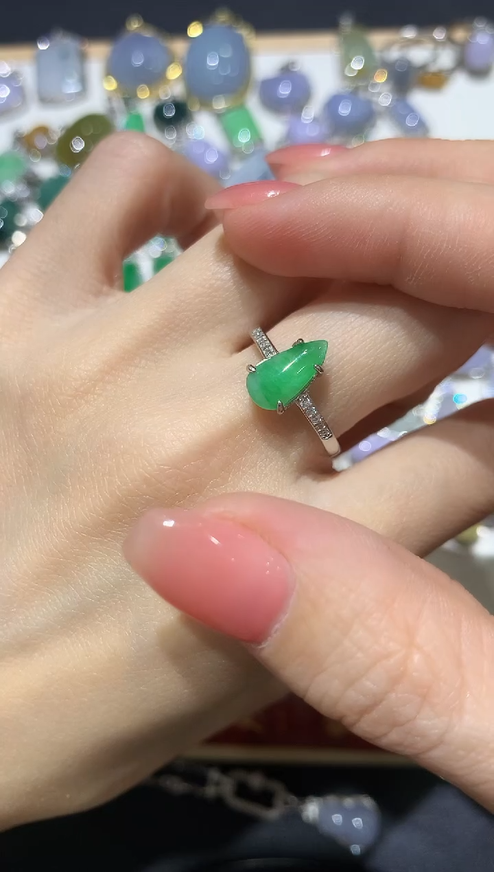 【闪购商品】翡翠吊坠(不含链)银S925镶嵌团购57