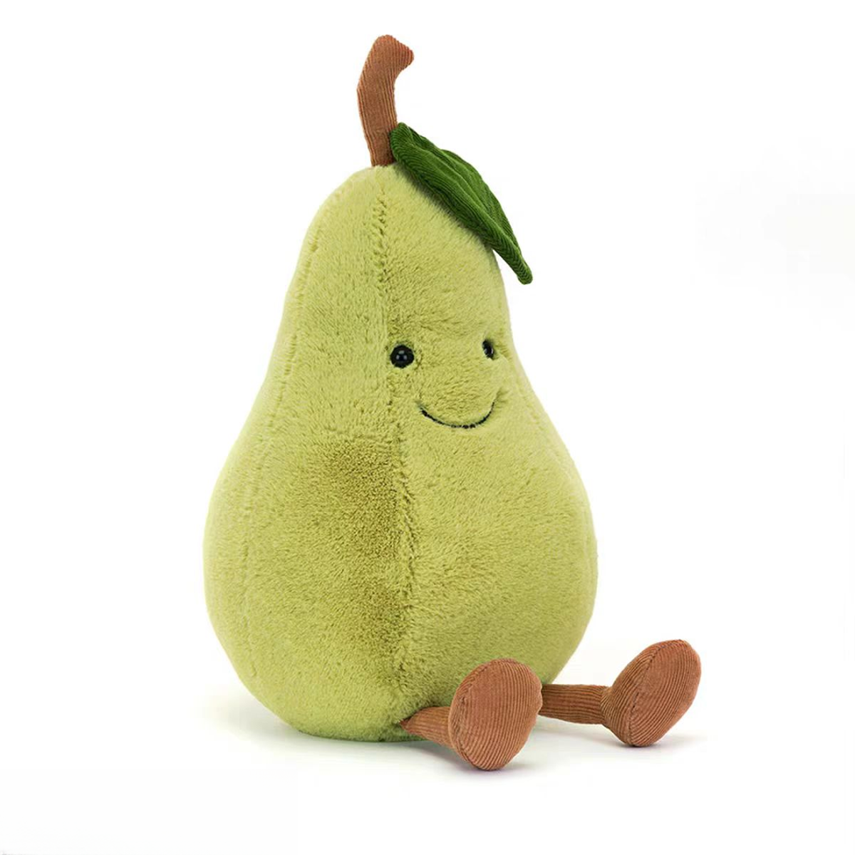 趣味梨可爱毛绒玩具水果宝宝公仔玩偶送生日礼物