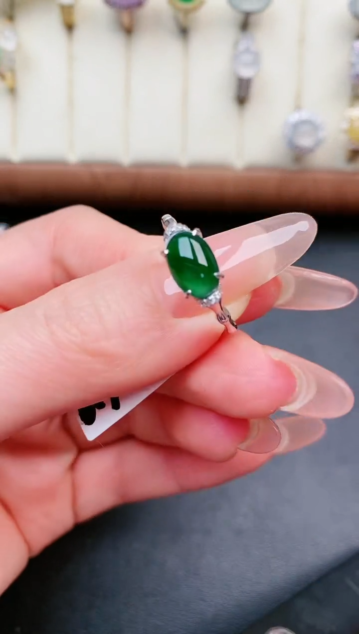 【闪购商品】翡翠戒指银S925镶嵌.....