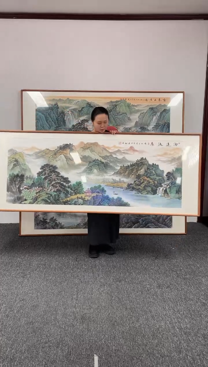 【闪购商品】国画源远流长210*80绘画作品