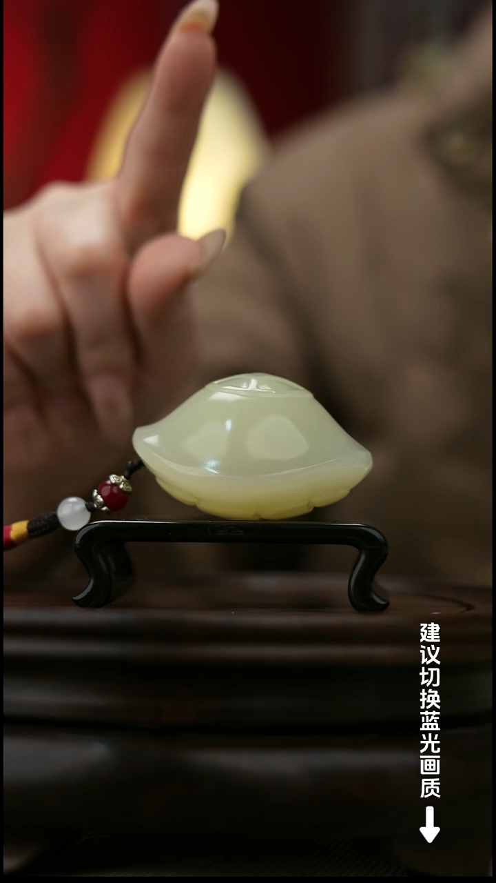 玉【富甲天下】天然玉石手把件