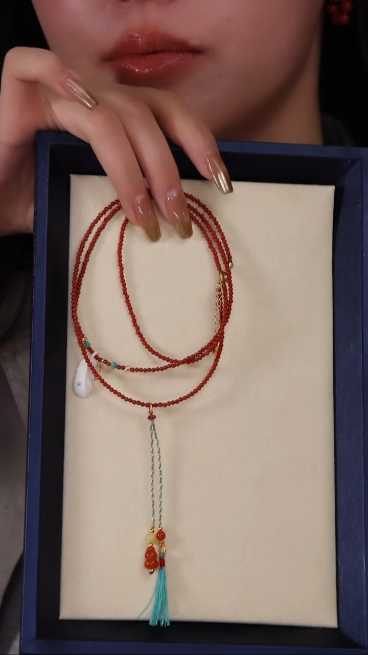 【闪购商品】南红玛瑙颈饰未镶嵌南红项链