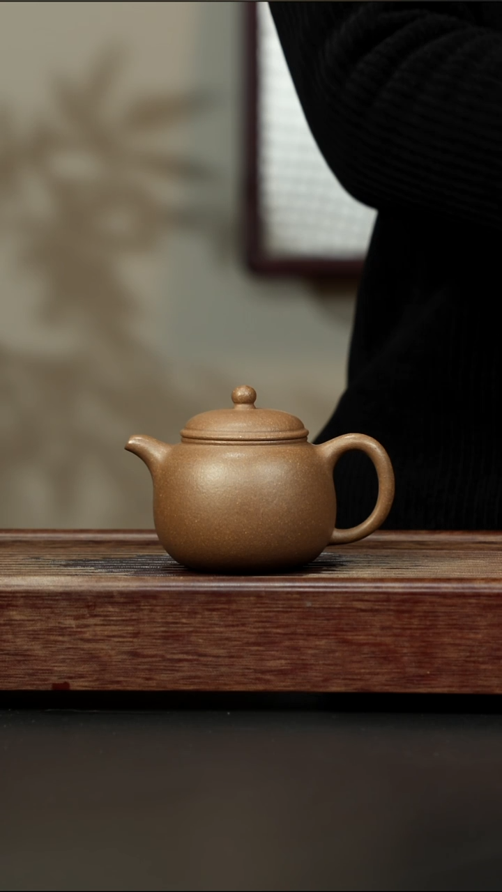 茶壶紫砂芝麻绿 大匏樽