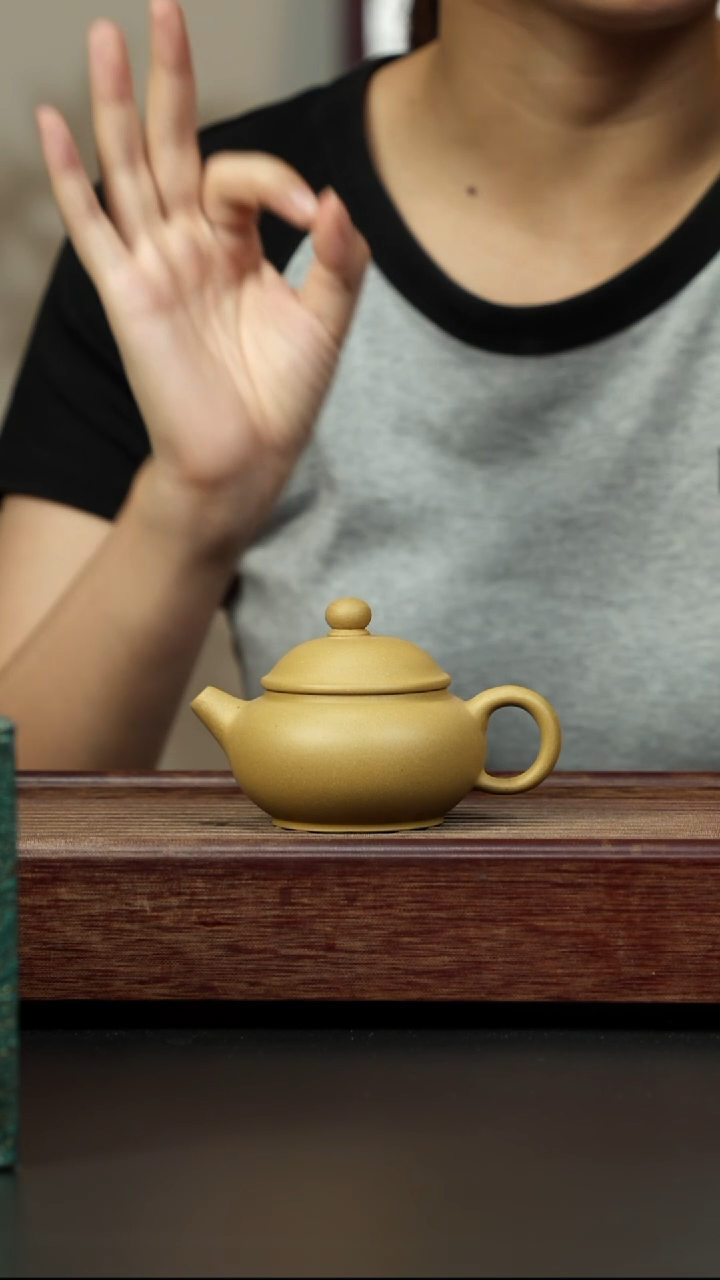 紫砂茶杯黄金段 改良潘壶
