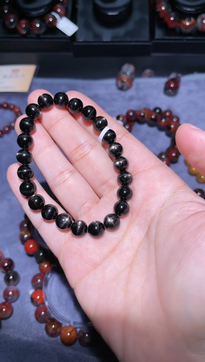 【闪购商品】辉石手链未镶嵌金运石8mm