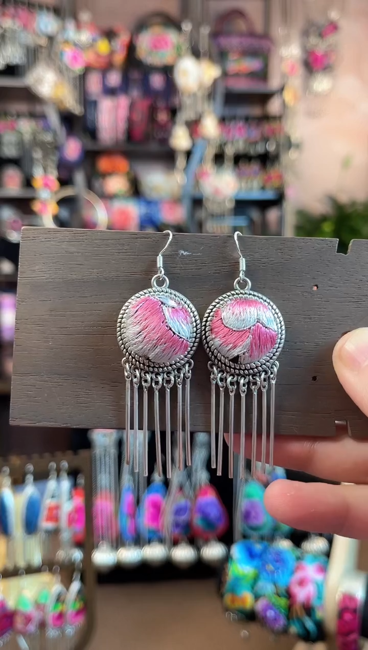 织绣民族风手工非遗老绣饰品413