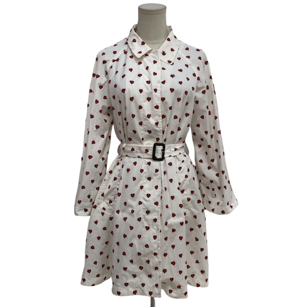 妃鱼/普拉达/聚酯纤维/风衣/95新/M10/9