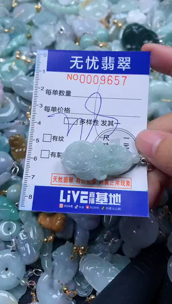 颈饰未镶嵌翡翠9657