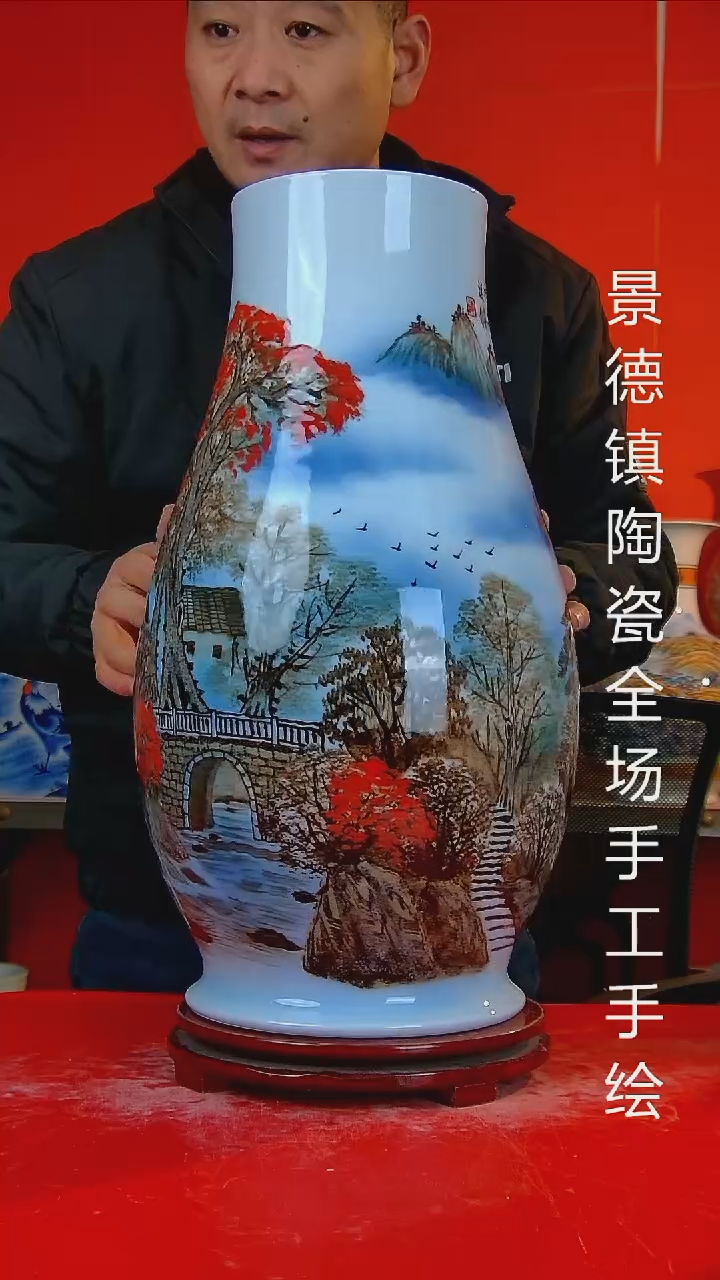 摆件陶瓷景德镇陶瓷 全场手工手绘